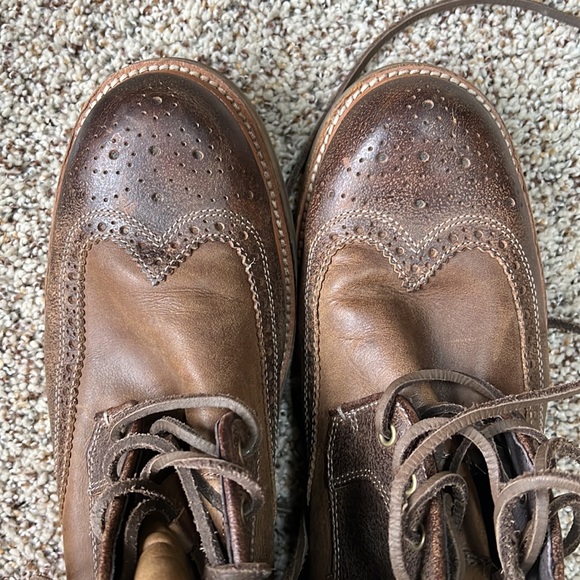 John Varvatos Brown Genuine Leather Boots Size:12M - Picture 7 of 7